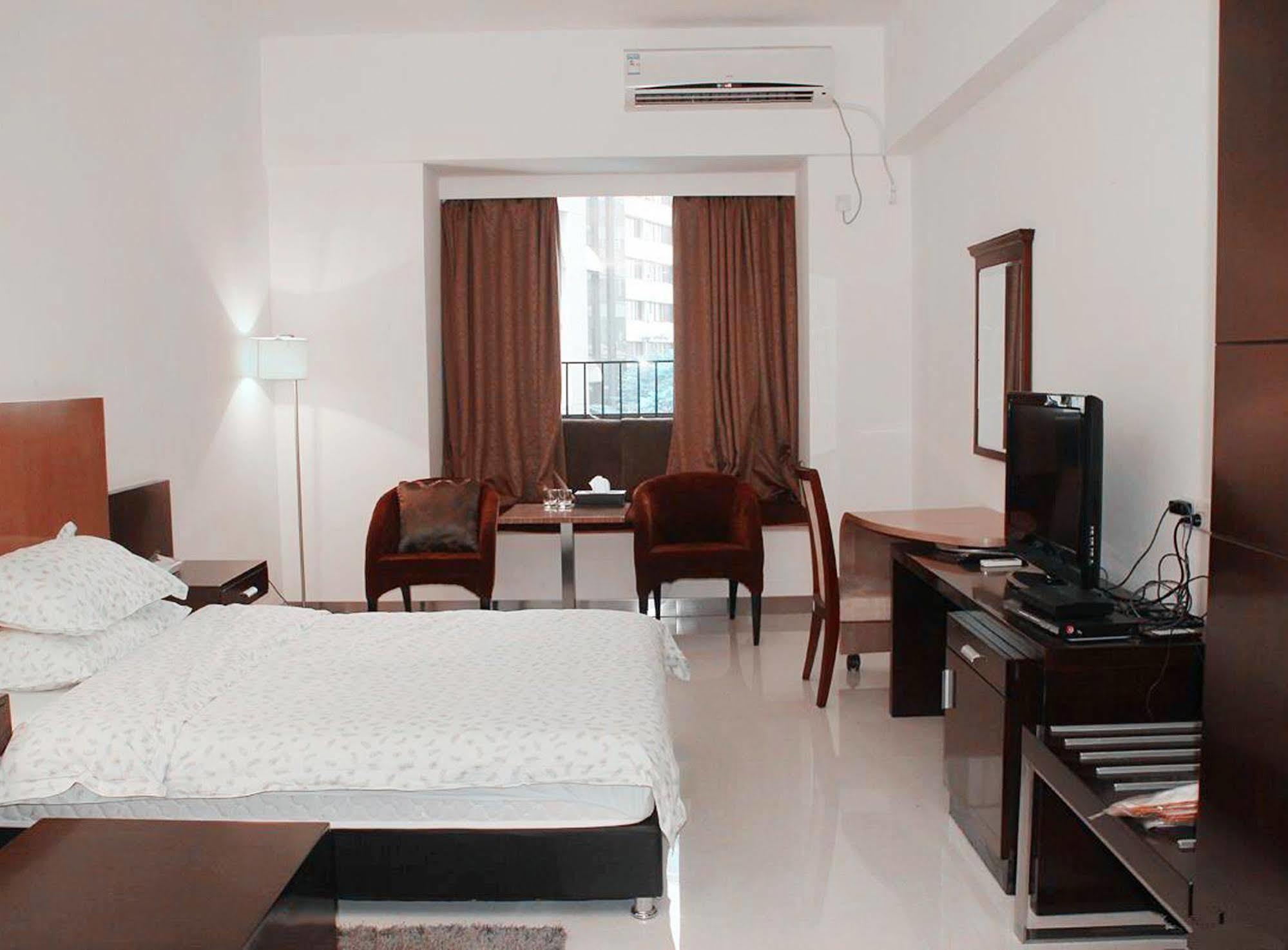 De Sheng Hotel Apartment-Guangzhou Shipai Bagian luar foto